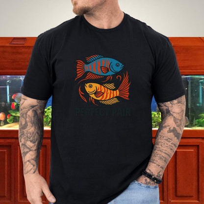 Perfect Pair Tee – Bold Yin-Yang Paradise Fish Design