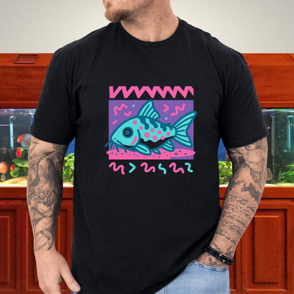 Peppered Cory Shirt – 90s Zig-Zag & Squiggle Style-T-Shirt-Fish &amp; Friends Tees