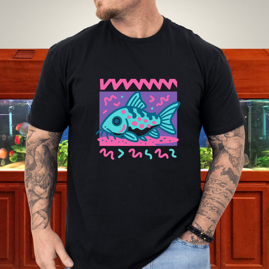Peppered Cory Shirt – 90s Zig-Zag & Squiggle Style