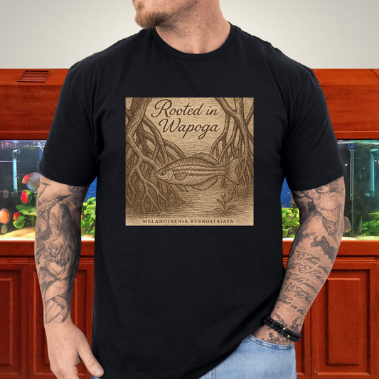 Wapoga Rainbowfish Shirt – Etched Driftwood & Mangrove Style