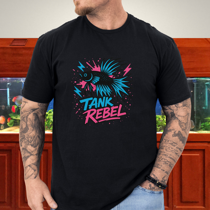 Tank Rebel Punk Betta Fish T-Shirt