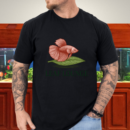 Leaf Rest Betta Tee – Floating Betta Fish Design