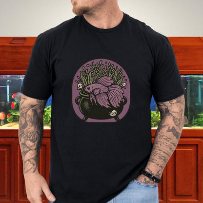 Witchy Betta Brew-T-Shirt-Fish &amp; Friends Tees