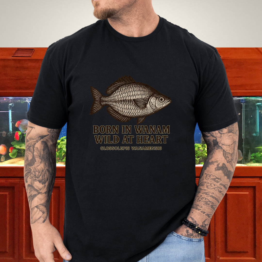 Born in Wanam Tee – Lake Wanam Rainbowfish Adventure Design