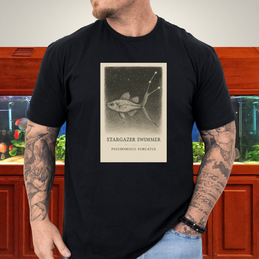 Surreal Pseudomugil Shirt – Dreamy Forktail Blue-eye Design