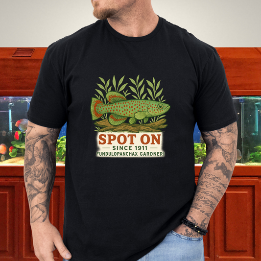 Spot On Since 1911 Tee – Gardneri Killifish Retro Design