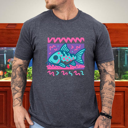 Peppered Cory Shirt – 90s Zig-Zag & Squiggle Style-T-Shirt-Fish &amp; Friends Tees