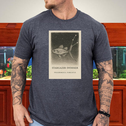 Surreal Pseudomugil Shirt – Dreamy Forktail Blue-eye Design