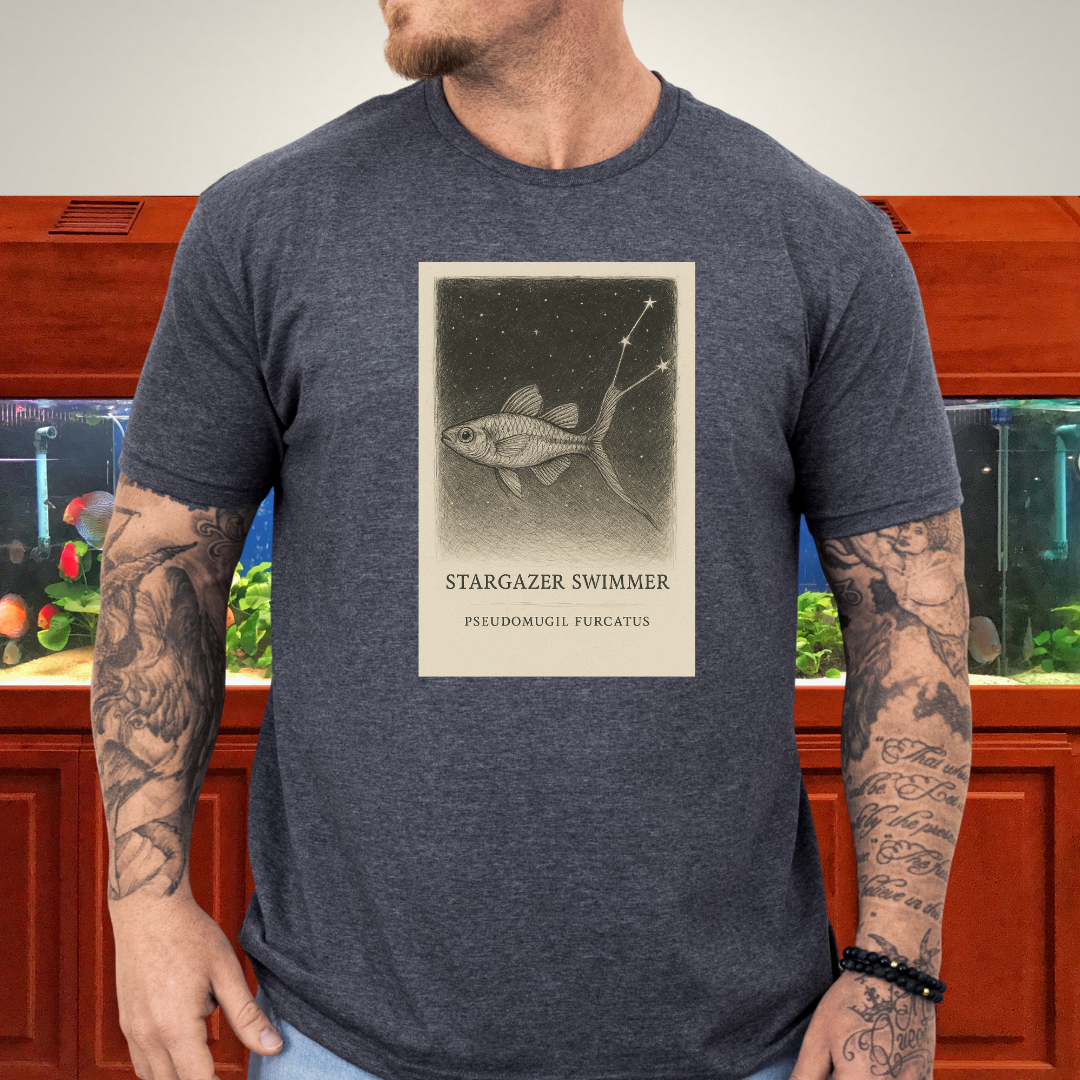Surreal Pseudomugil Shirt – Dreamy Forktail Blue-eye Design