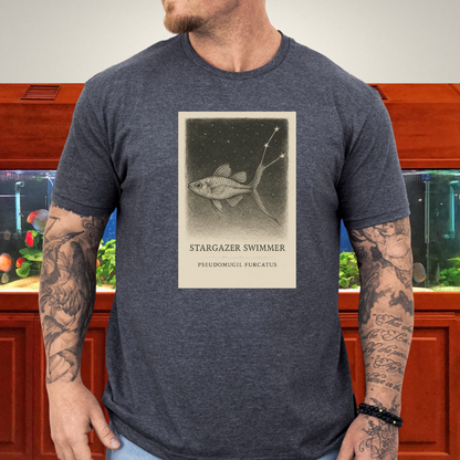 Surreal Pseudomugil Shirt – Dreamy Forktail Blue-eye Design