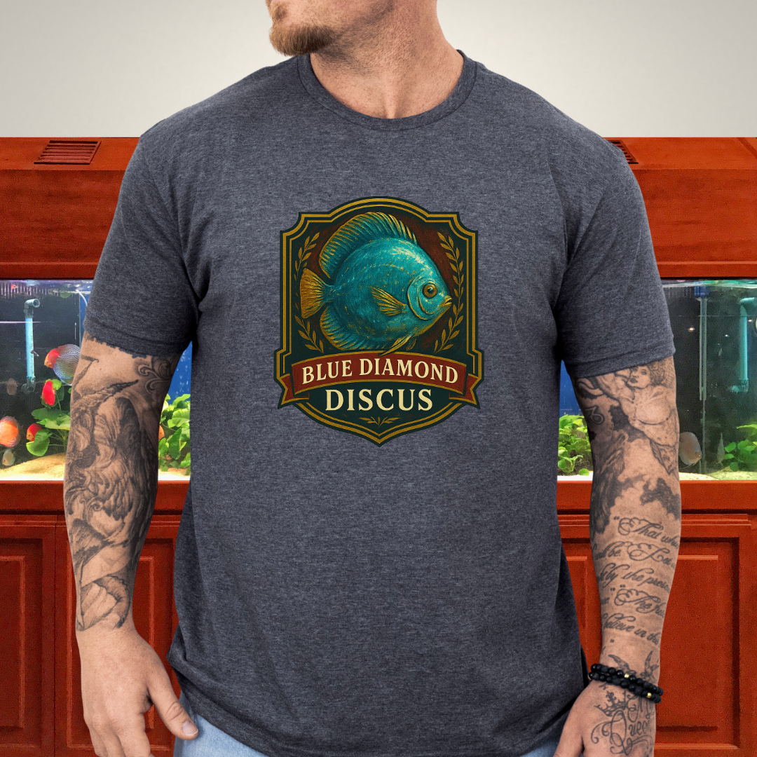 Blue Diamond Discus Retro Crest T-Shirt