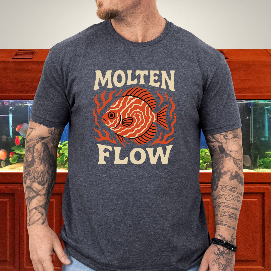 Molten Flow Psychedelic Discus Tee