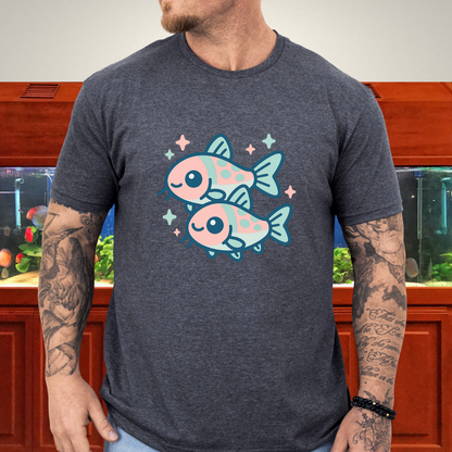Adorable Nano Fish Shirt – Pygmy Corydoras Pastel Style