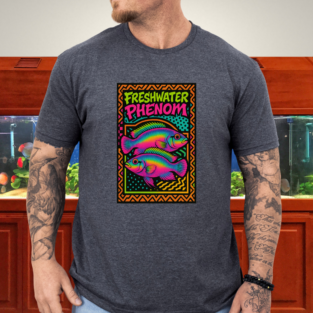 Freshwater Phenom Tee – Neon 90s Kribensis Design