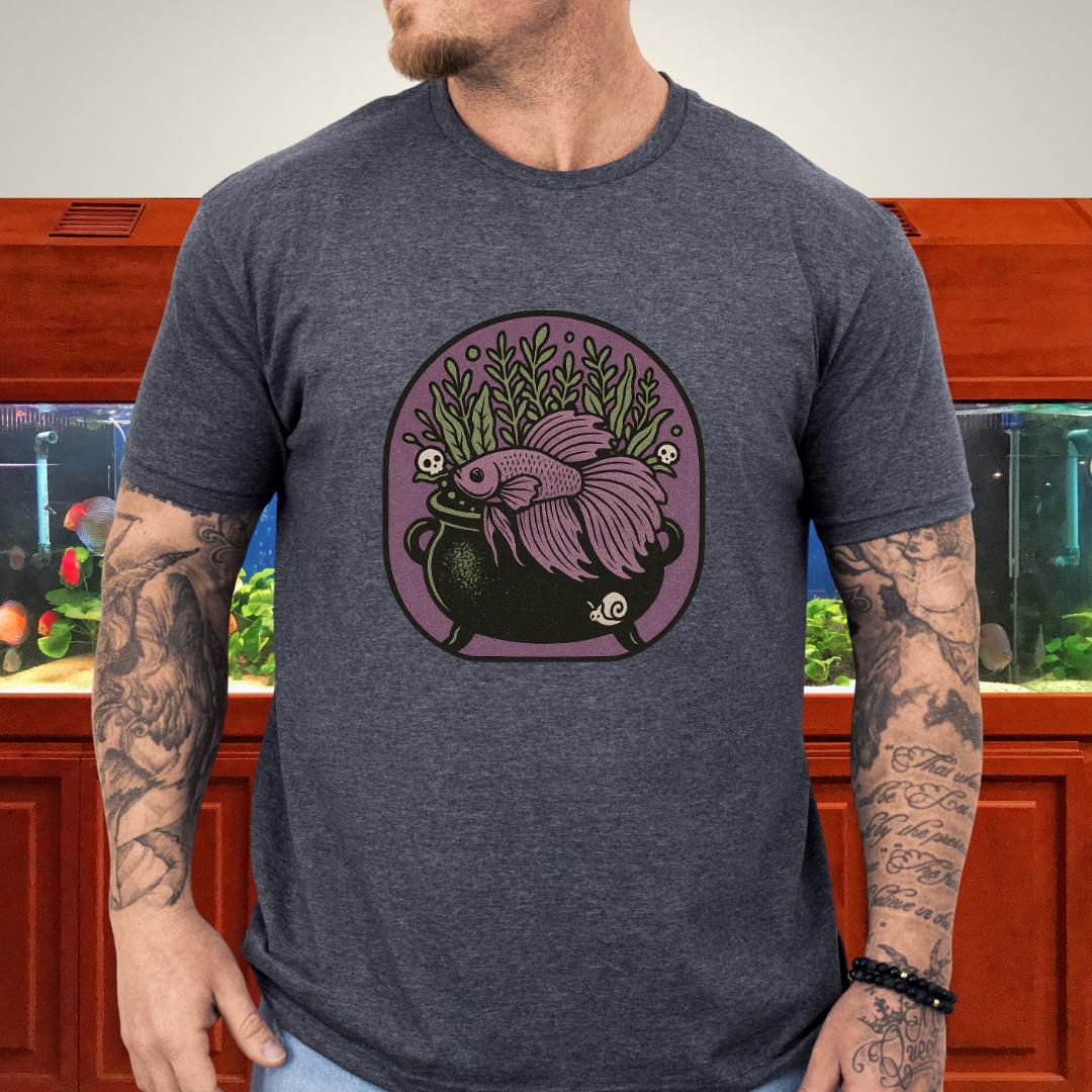 Witchy Betta Brew-T-Shirt-Fish &amp; Friends Tees