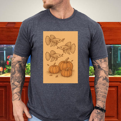 The Great Guppy Pumpkin Patch-T-Shirt-Fish &amp; Friends Tees