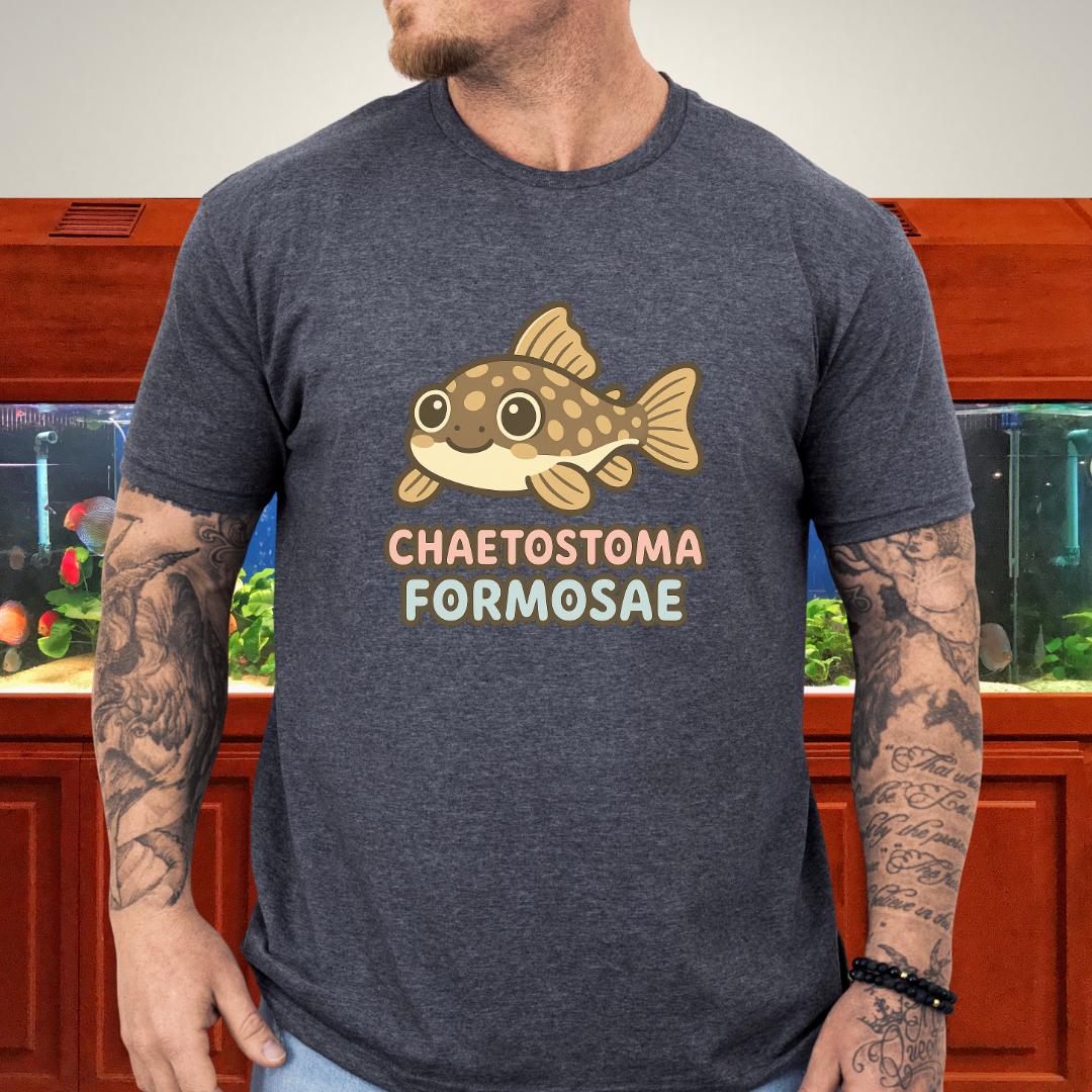 Rubber Lip Pleco Tee – Kawaii Catfish Bubble Letter Design