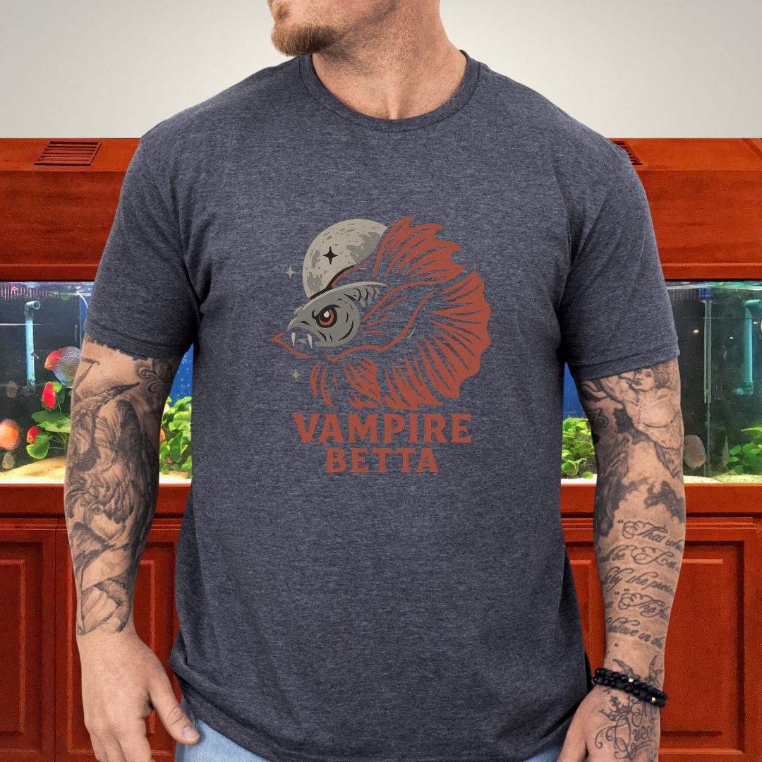 Vampire Betta-T-Shirt-Fish &amp; Friends Tees