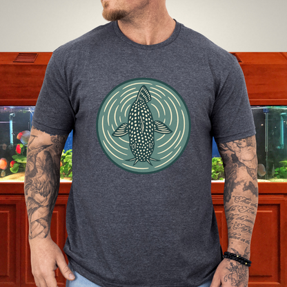 Ripple View Tee – Retro Corydoras Sterbai Lithograph
