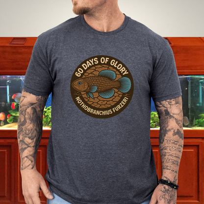 60 Days of Glory Tee – Nothobranchius furzeri Annual Killifish