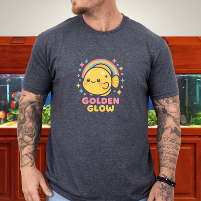 Golden Glow Kawaii Discus Rainbow Tee