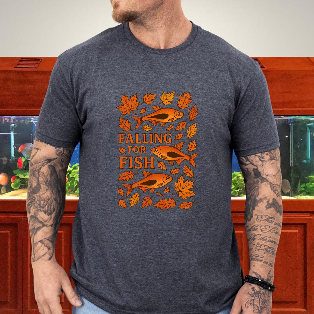 Autumn Leaves & Rasboras-T-Shirt-Fish &amp; Friends Tees