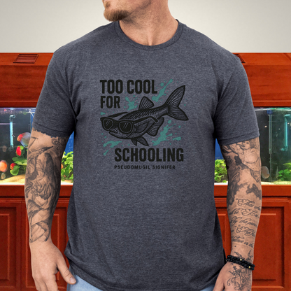 Nano Fish Humor Shirt – Too Cool for Schooling