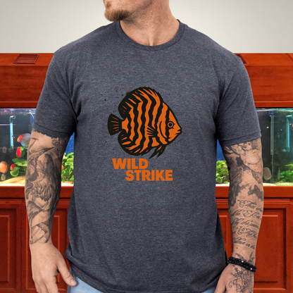 Wild Strike Punk Tiger Stripe Discus Tee