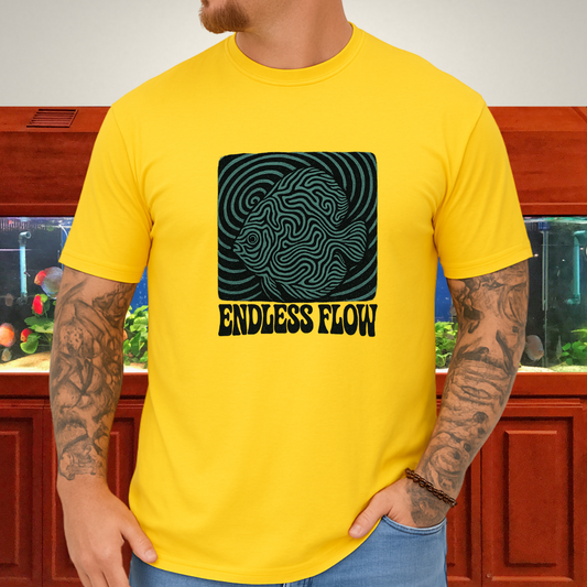 Endless Flow Surreal Snakeskin Discus Tee