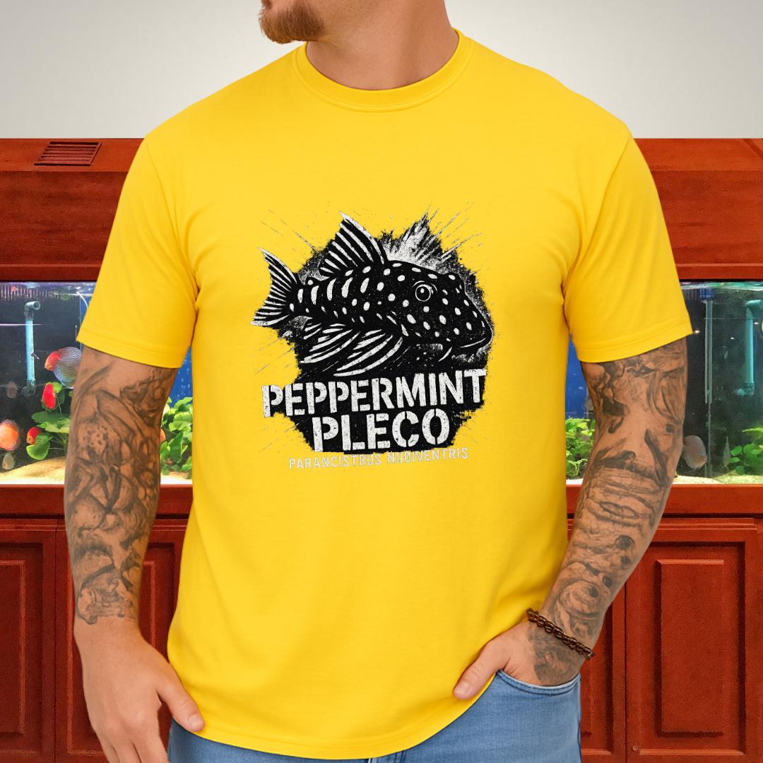 Peppermint Pleco T-Shirt – Punk Graffiti Parancistrus nudiventris Design for Aquarium Hobbyists-T-Shirt-Fish &amp; Friends Tees