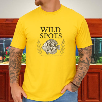 Wild Spots Leopard Discus Nature Sketch Tee-T-Shirt-Fish &amp; Friends Tees
