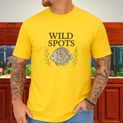 Wild Spots Leopard Discus Nature Sketch Tee