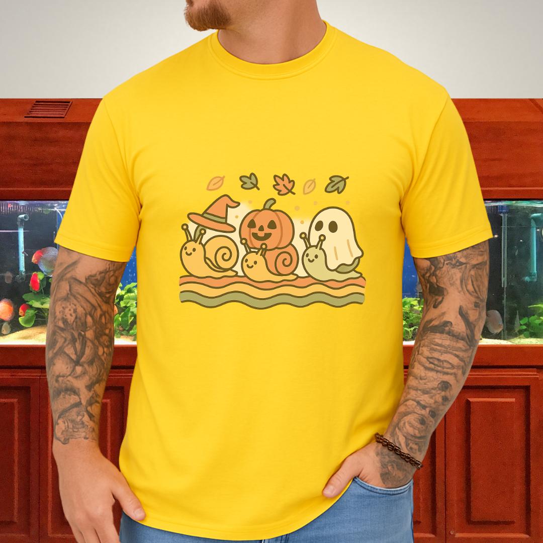 Spooky Snail Parade-T-Shirt-Fish &amp; Friends Tees