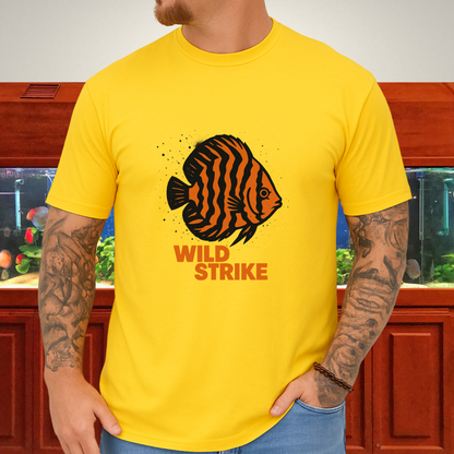 Wild Strike Punk Tiger Stripe Discus Tee