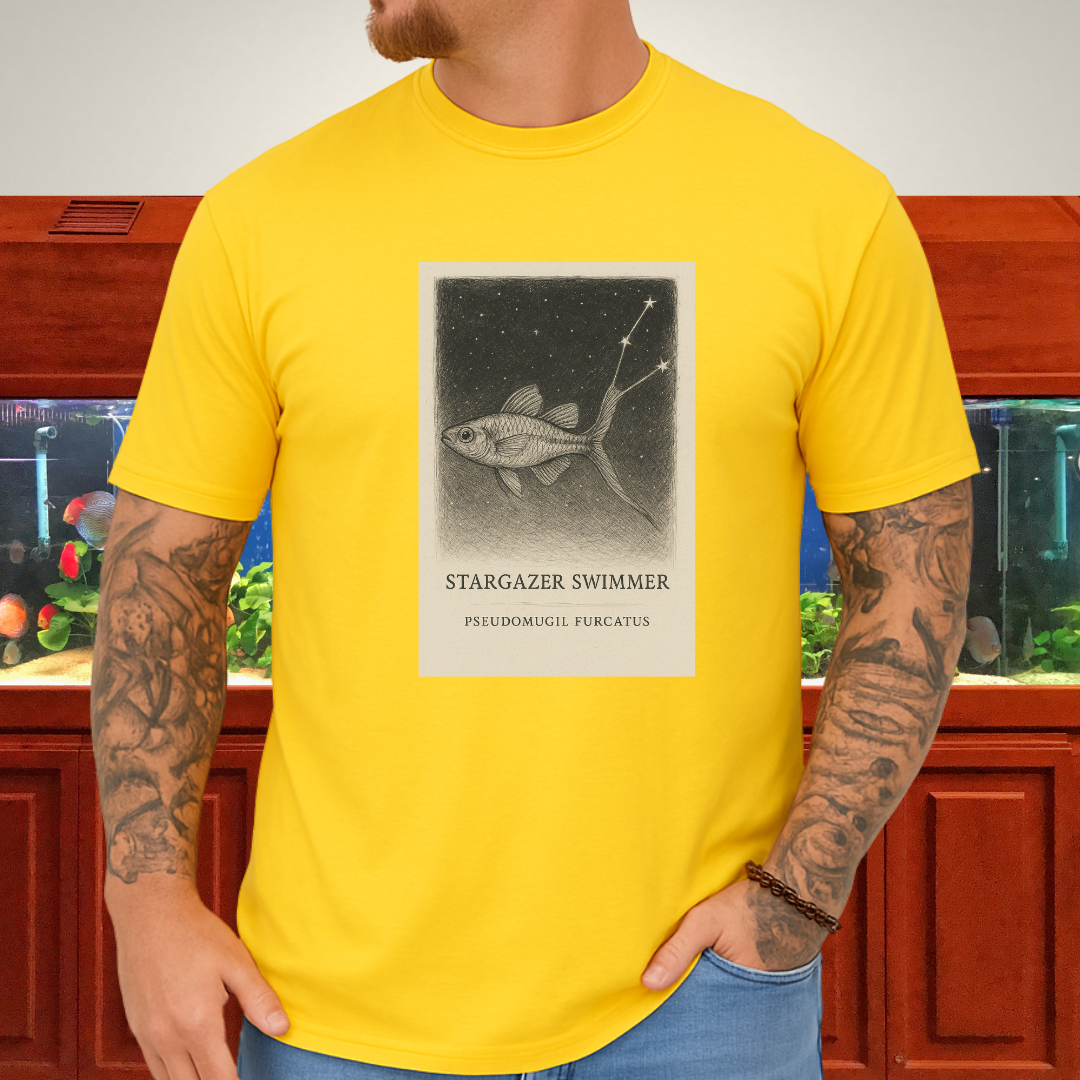 Surreal Pseudomugil Shirt – Dreamy Forktail Blue-eye Design