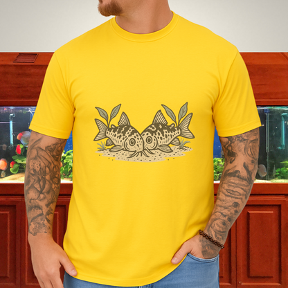 Salt and Pepper Cory Tee – Foraging Pair Nature Etching