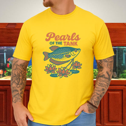 Pearls of the Tank Tee – Retro Pearl Gourami Design