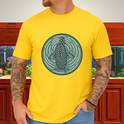 Ripple View Tee – Retro Corydoras Sterbai Lithograph