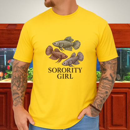 Female Betta Sorority Tee – Trio Design with Typography