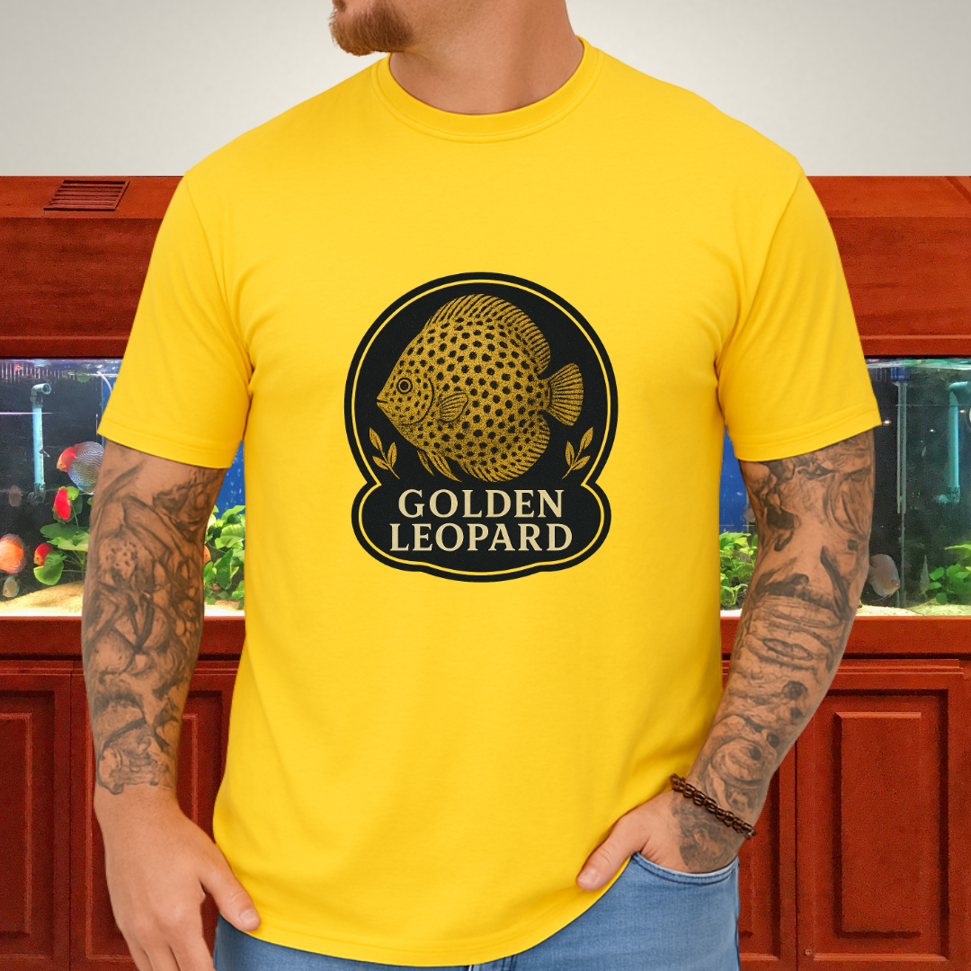 Vintage Golden Leopard Discus Tee