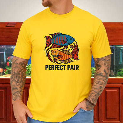 Perfect Pair Tee – Bold Yin-Yang Paradise Fish Design