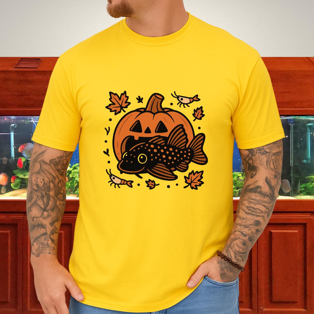 Pumpkin Pleco Party-T-Shirt-Fish &amp; Friends Tees