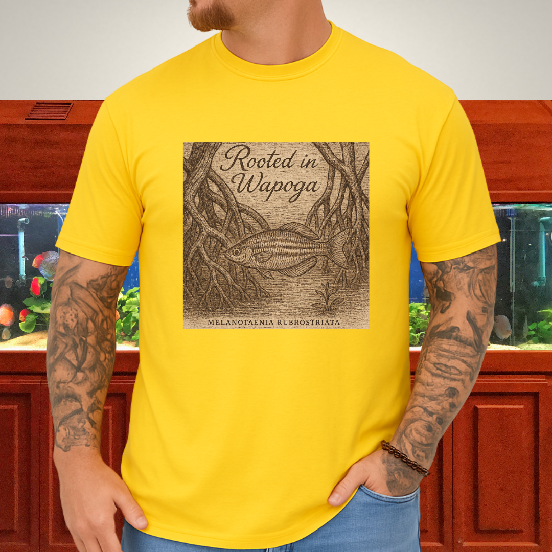Wapoga Rainbowfish Shirt – Etched Driftwood & Mangrove Style