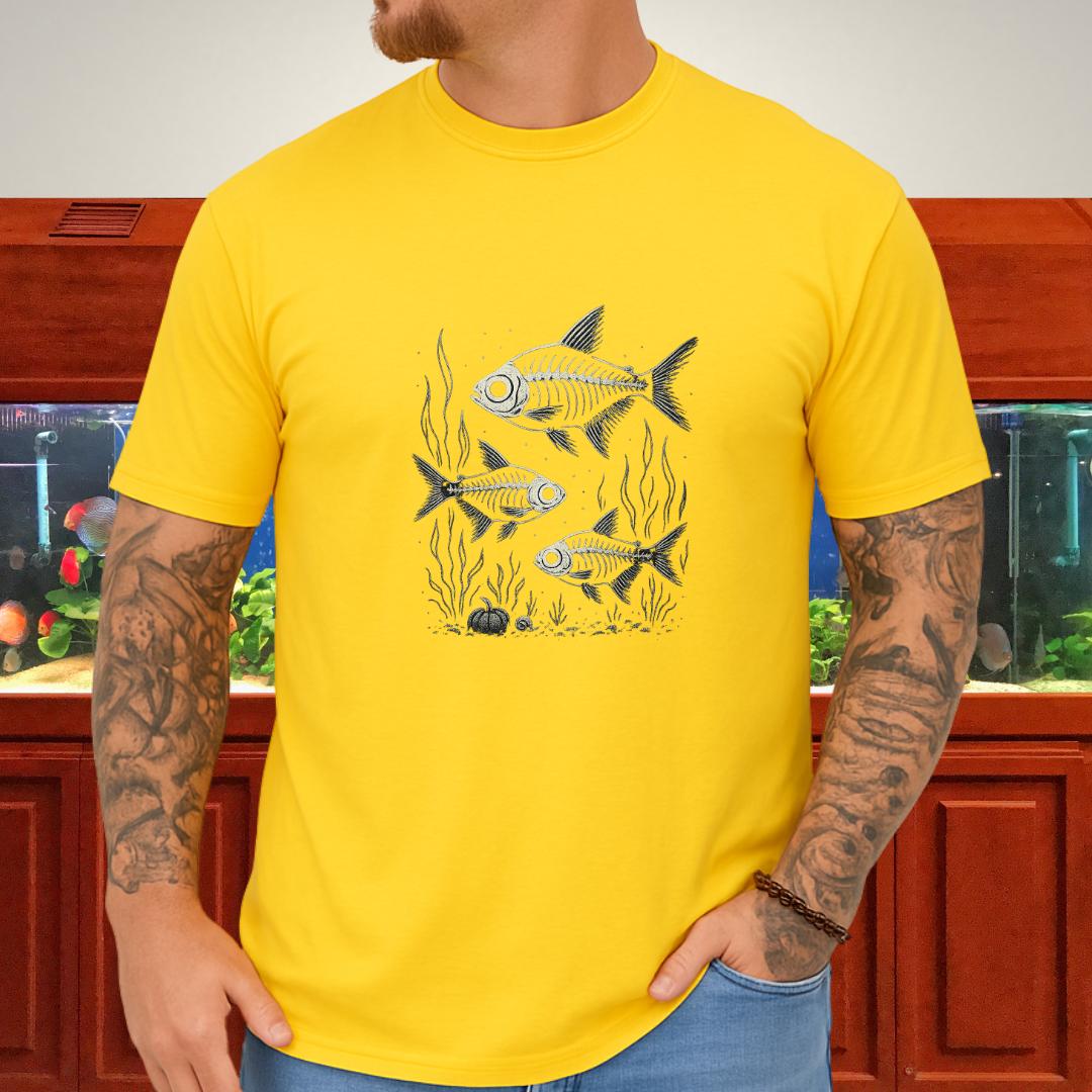 Skeleton Tetras-T-Shirt-Fish &amp; Friends Tees