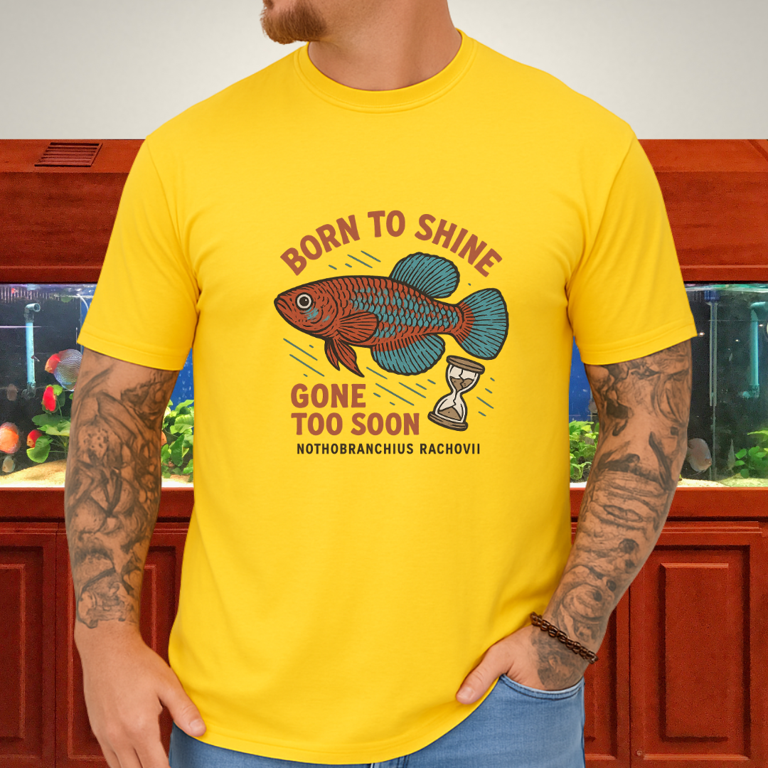 Bluefin Nothobranch Tee – Born to Shine, Gone Too Soon