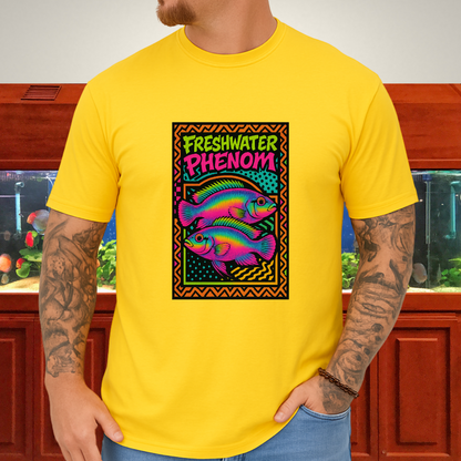 Freshwater Phenom Tee – Neon 90s Kribensis Design