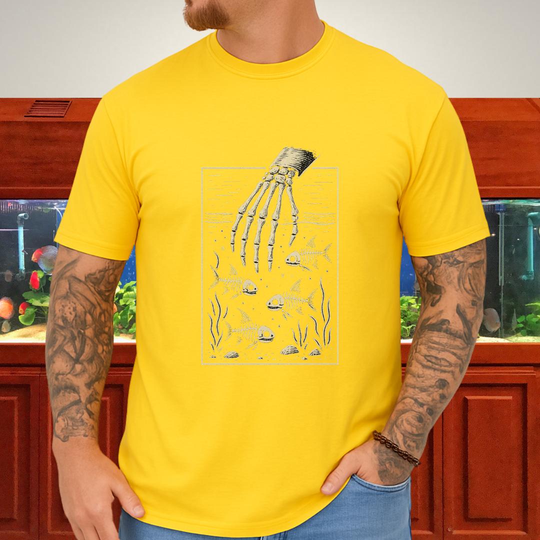 Skeleton Crew Aquarium-T-Shirt-Fish &amp; Friends Tees