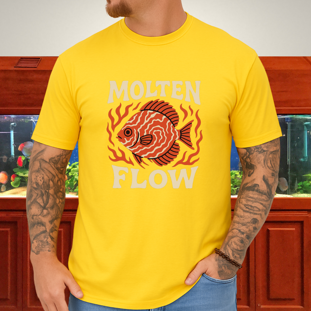 Molten Flow Psychedelic Discus Tee