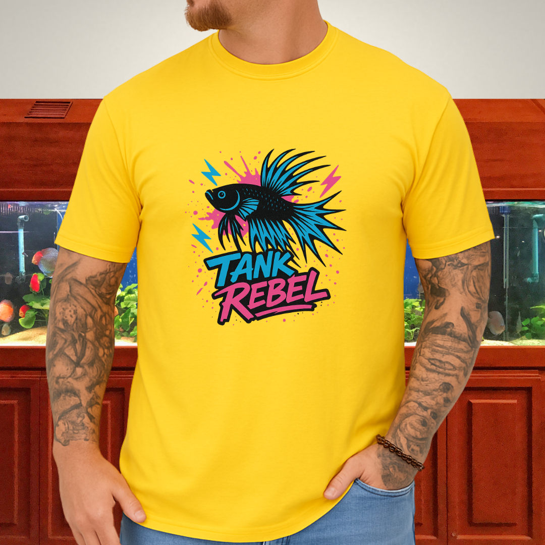 Tank Rebel Punk Betta Fish T-Shirt