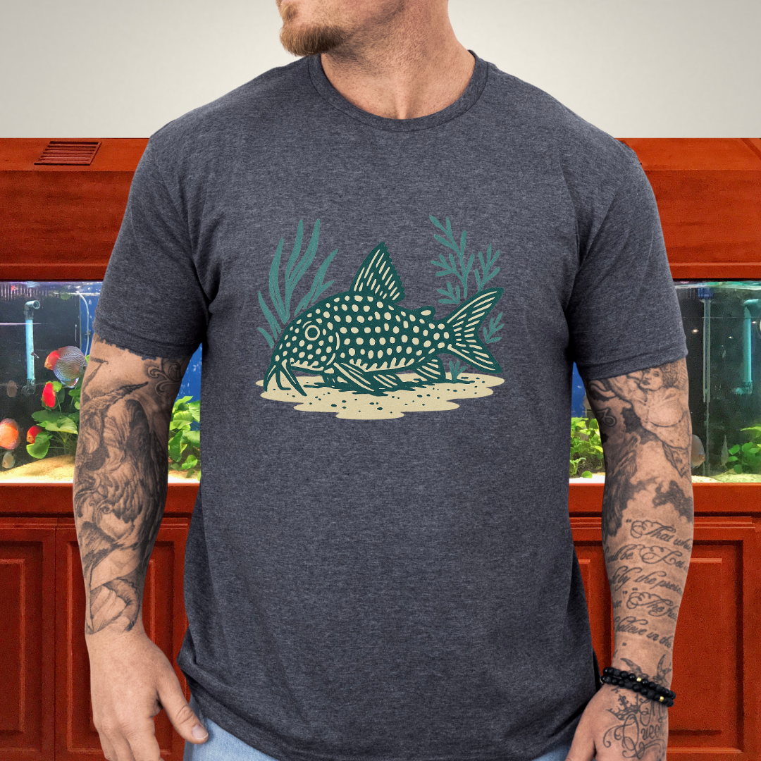 Spotted Grace Tee – Realistic Sterba’s Cory Catfish Design